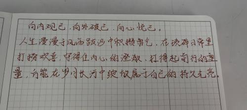 向内观己，向外破己，向心悦己。